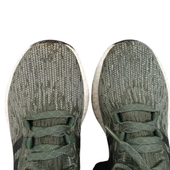 Adidas Shoes Mens 7.5 Athletic Sneakers PureBoost RBL Base Green Running Active - Picture 12 of 12